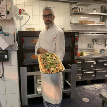 Richard Regalado Pizza School, cooking teacher